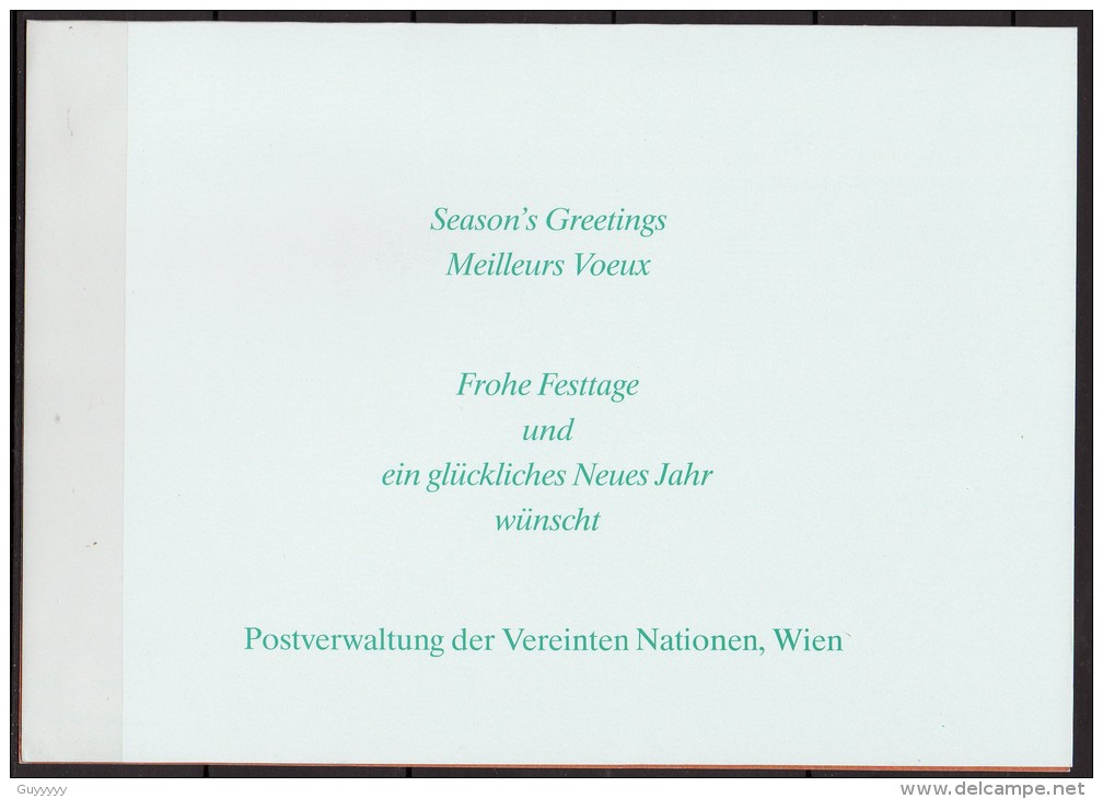 Nations Unies (Vienne) - Carte De Voeux - 1994 - Yvert N° 180 - Lettres & Documents