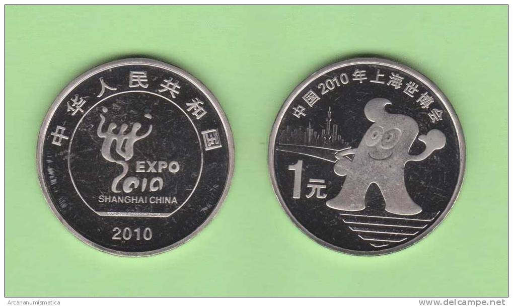 CHINA  1 Yuan  2.010 2010  Shanghai  Expo  SC/UNC      DL-9733 - China