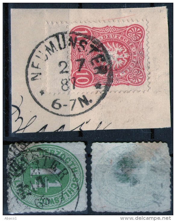 Neumünster Auf 1 1/4 Shilling Nr. 4 Und DR 33 - Schleswig-Holstein