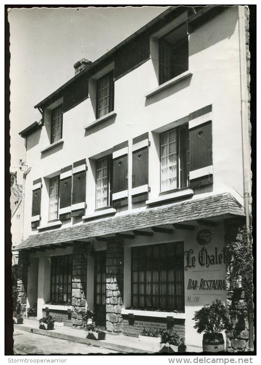 *** Cpsm - LESNEVEN Hotel Restaurant LE CHALET - M Et Mme Jaouen Propriètaire (2 Scans) - Lesneven