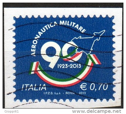 2013 Aeronautica Militare Adesivo Su Frammento - 2011-20: Gebraucht