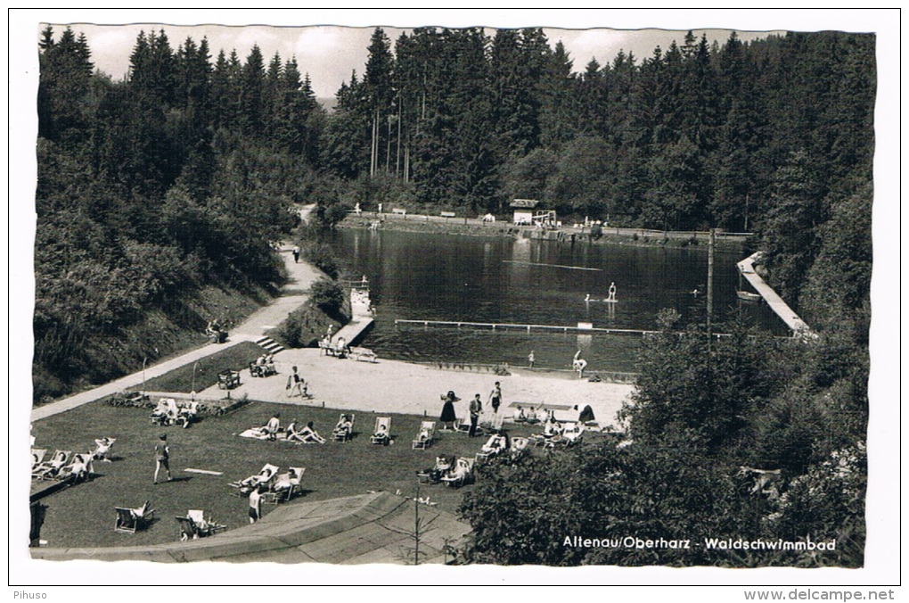 D4193   ALTENAU :Waldschwimmbad ( Swimmingpool, Piscine) - Altenau