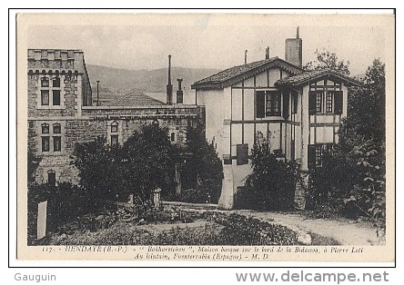 CPA - HENDAYE - MAISON BASQUE &hellip;A PIERRE LOTI &hellip;. - Edition M.Delboy/ N°117 - Hendaye