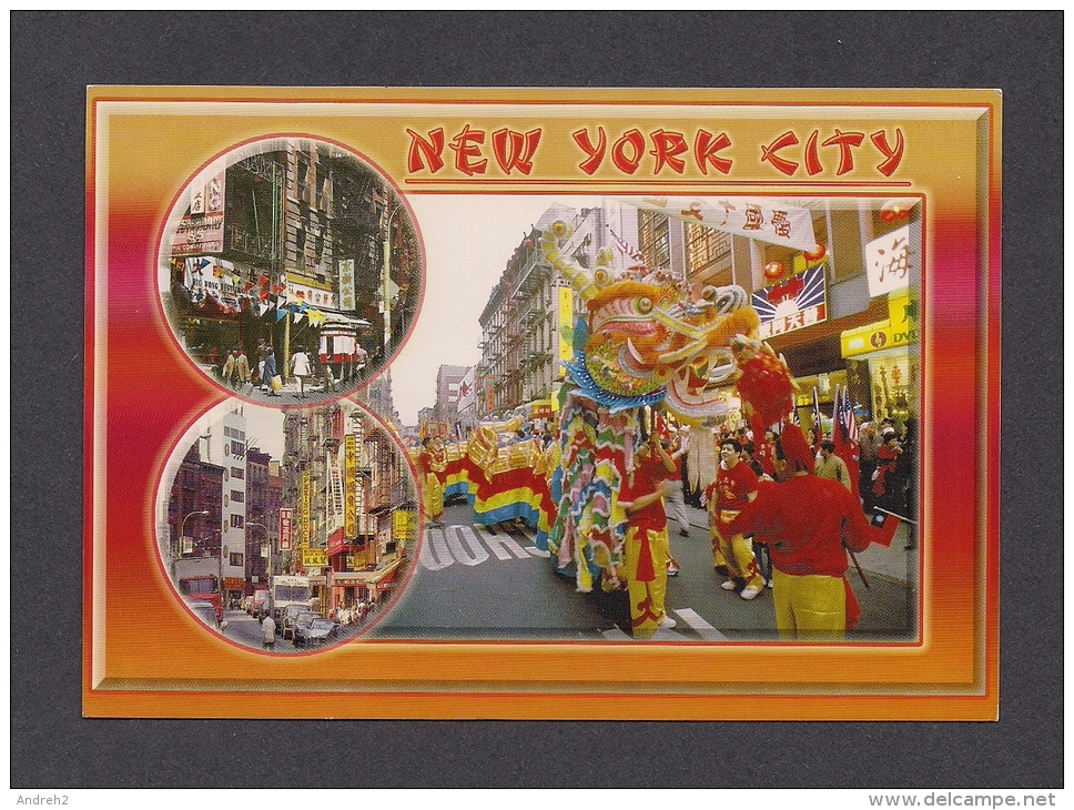 NEW YORK CITY - CHINATOWN WHERE EAST MEETS WEST ON MOTT AND PELL STREETS IN MANHATTAN - PRINTED IN THAILAND - Manhattan