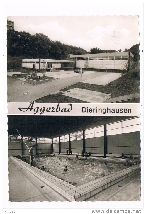 D4204   DIERINGHAUSEN Aggerbad - Schwimmbad ( Swimmingpool, Piscine) - Gummersbach