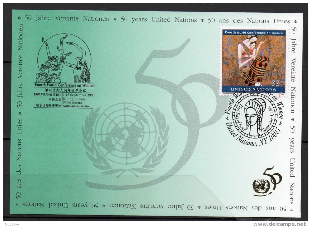 Nations Unies - Souvenir Philatélique De La 4° Conférence Mondiale Sur Les Femmes à Beijing En Septembre 1985 - Gemeinschaftsausgaben New York/Genf/Wien