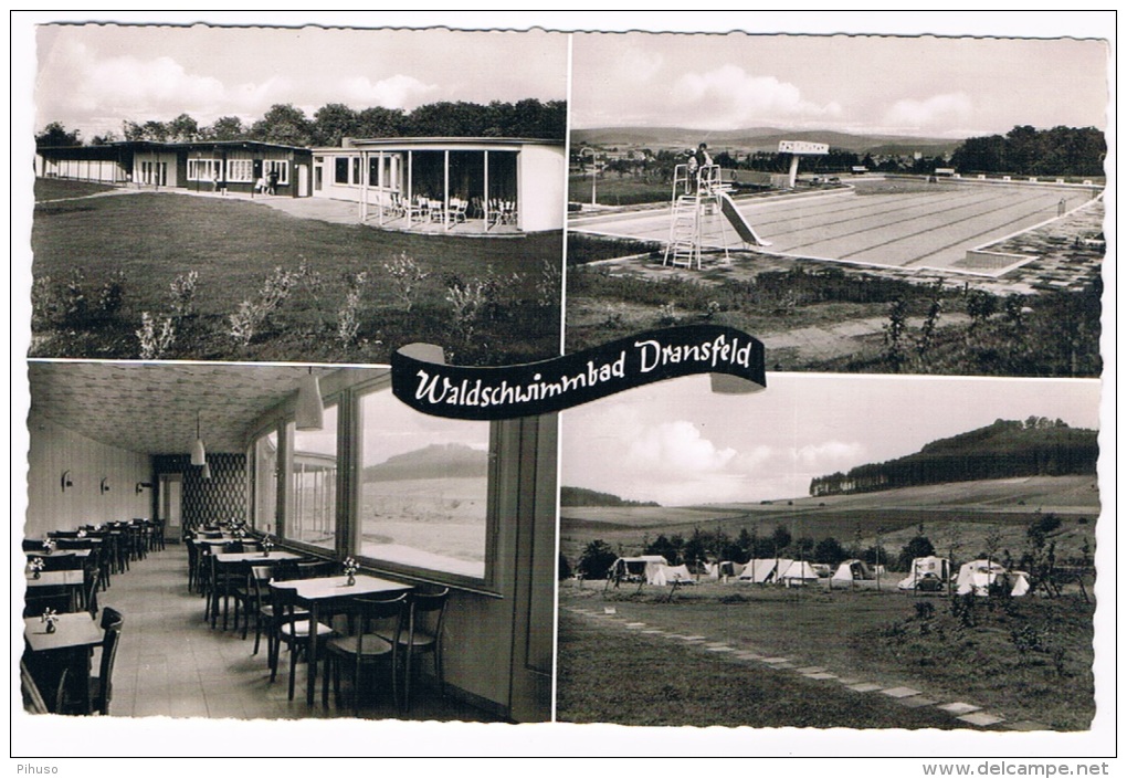 D4210  DRANSFELD : Waldschwimmbad(  Swimmingpool, Piscine) - Goettingen