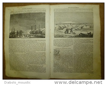 27 Mars.1834  MAGASIN UNIVERSEL: Saint-Paul(LONDRES);J.Hardouin;Pôle Nord Et HECLA Et GRIPER ;Ghotique;Soldats Dragons - 1800 - 1849