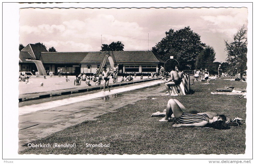 D4230    OBERKIRCH : Strandbad - Schwimmbad(  Swimmingpool, Piscine) - Oberkirch