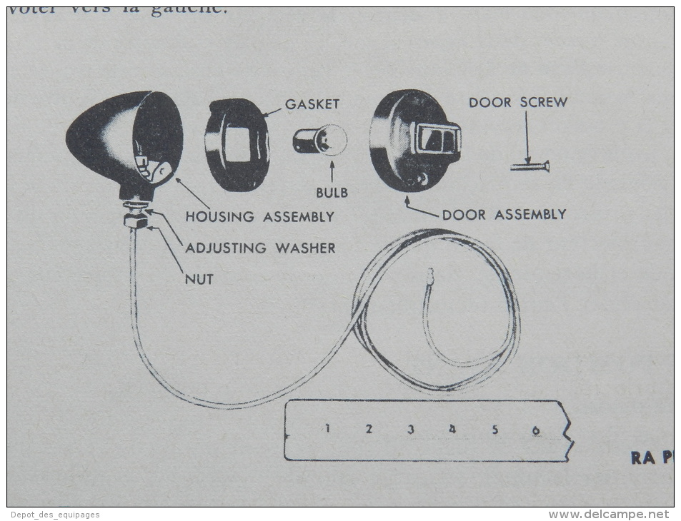 .......... FEU DE POSITION JEEP WILLYS 39-45 - Véhicules