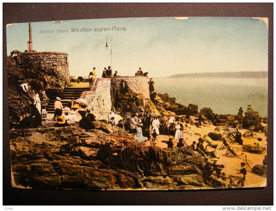 CPA Weston-super-Mare (England / Geat Britain) - Anchor Head 1912 - Weston-Super-Mare