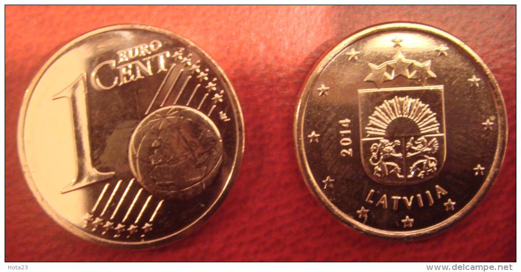 (!) Latvia / Lettonia / Lettland   2014 EURO COIN   1 Euro Cent - UNC - Latvia