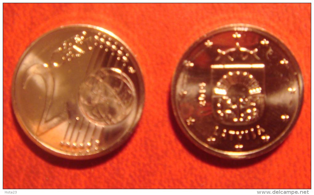 (!) Latvia / Lettonia / Lettland   2014 EURO COIN   2 Euro Cent - UNC - Letonia