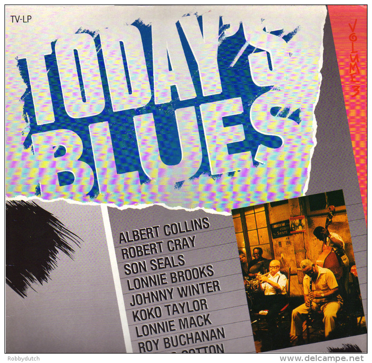 * LP *  TODAY'S BLUES Vol.3 - ALBERT COLLINS / ROBERT CRAY / STEVIE RAY VAUGHAN / JAMES COTTON A.o. - Blues