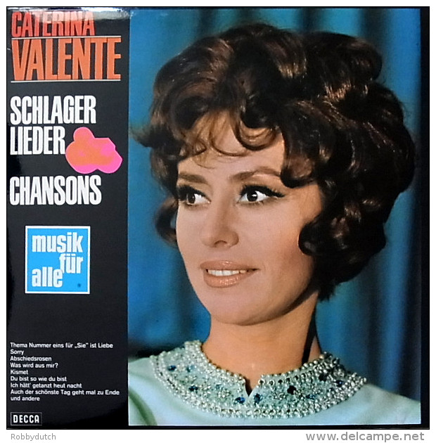 * LP *  CATERINA VALENTE - SCHLAGER, LIEDER UND CHANSONS (Germany 1968) - Autres - Musique Allemande