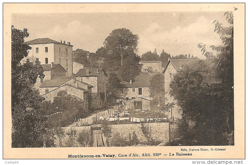 MONTFAUCON EN VELAY - LE RUISSEAU - Montfaucon En Velay