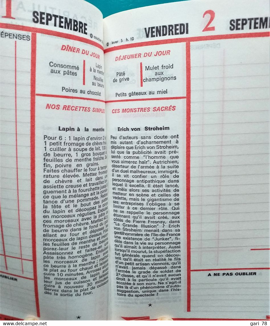 Almanach Modes Et Travaux 1977 - Mode