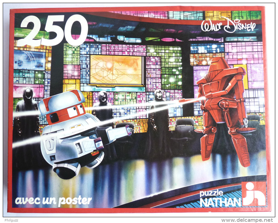 Puzzle Nathan 1981 - LE TROU NOIR - 250 Pièces Walt Disney - Puzzels