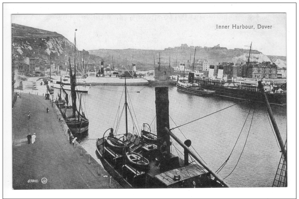 (p84) Inner Harbour, Dover, Kent. PPC Postcard. Unposted - Dover