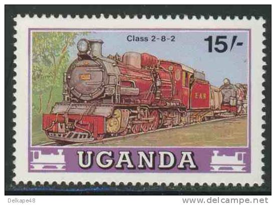 Uganda 1988 Mi 571 ** Class 2-8-2 Steam Locomotive No. 2506 / Dampflokomotive Class 2-8-2 - Treinen