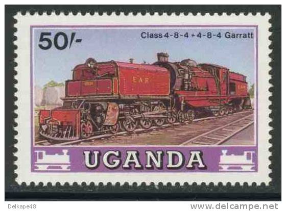 Uganda 1988 Mi 575 ** Class 59 Garret Steam Locomotive (1955) / Garratt-Dampflokomotive Class 4-8-4+4-8-4 - Treinen