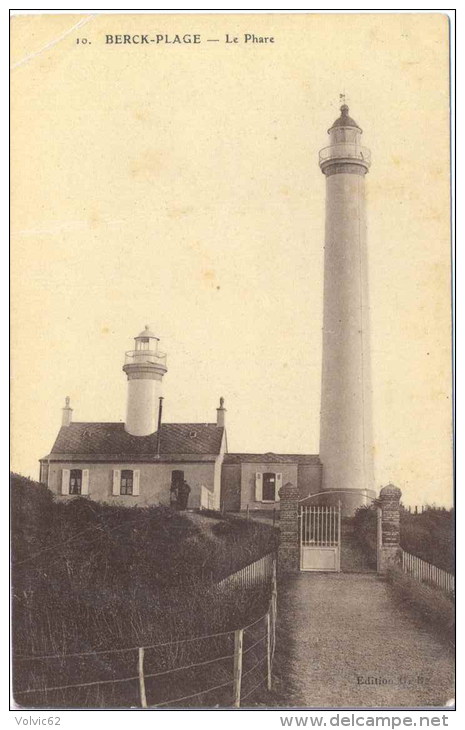 CPA Berck Plage Le Phare - Berck