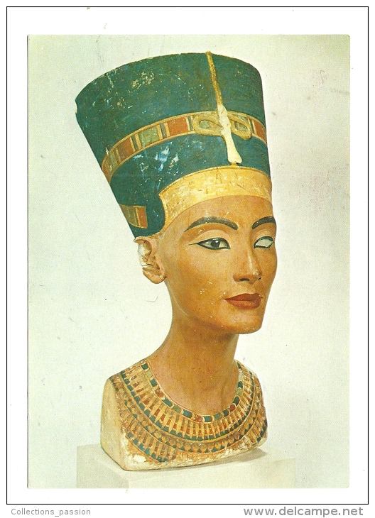Cp, Sculptures, Buste Der Kônigin Nofretete Amarnazeit - Sculpturen