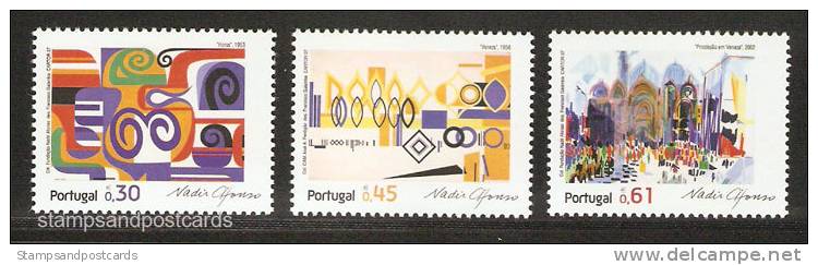 Portugal Artistes Portugais Nadir Afonso Peinture 2007 ** Artist Nadir Afonso Painting ** - Unused Stamps