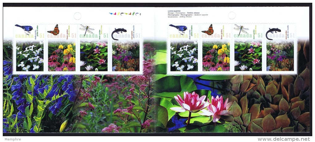 2006  Gardens - Jardins BK 322 Sc2145a-d - Full Booklets