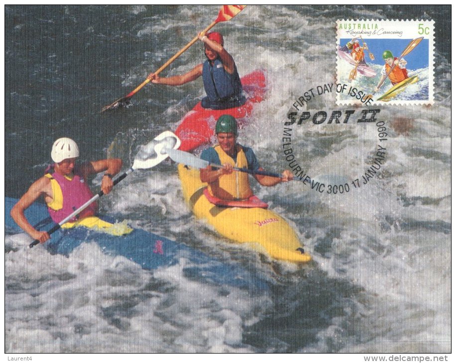 (801) Australia Maximum Postcard - Canoe Kayak - Aviron