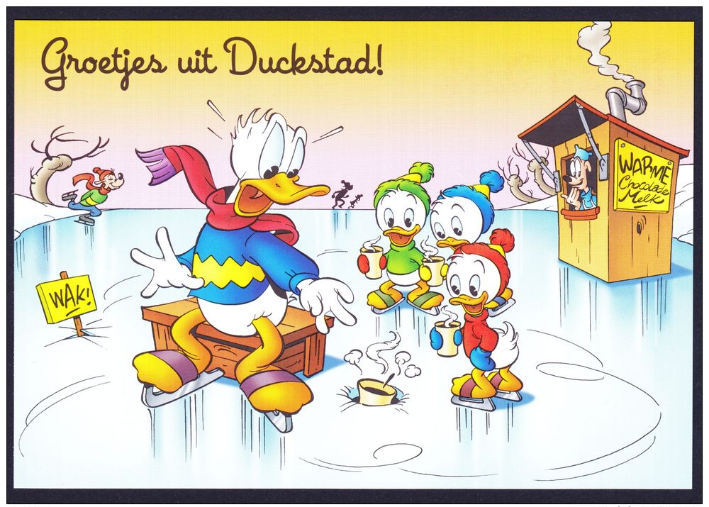 Postset Disney Donald Duck Friesland Met Oa Vel Persoonlijke Postzegels - SCHAARS, LEES!! - Personnalized Stamps