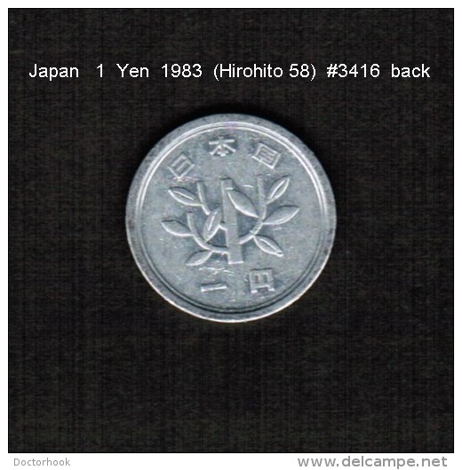 JAPAN    1  YEN   1983  (HIROHITO 58---SHOWA PERIOD)  (Y # 74) - Japon