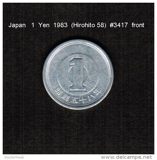 JAPAN    1  YEN   1983  (HIROHITO 58---SHOWA PERIOD)  (Y # 74) - Japan