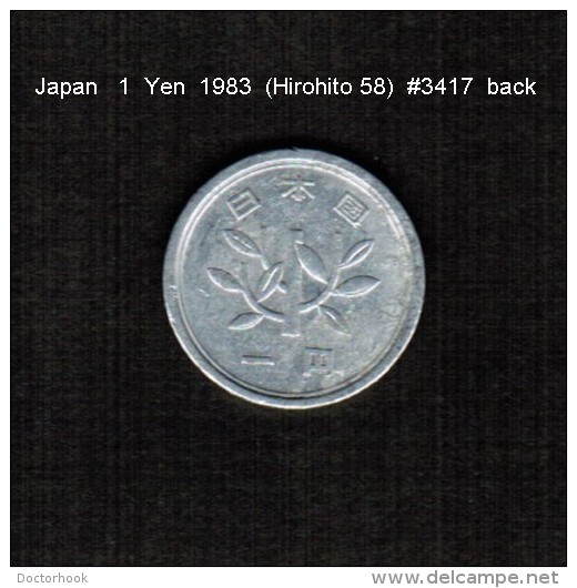 JAPAN    1  YEN   1983  (HIROHITO 58---SHOWA PERIOD)  (Y # 74) - Japan