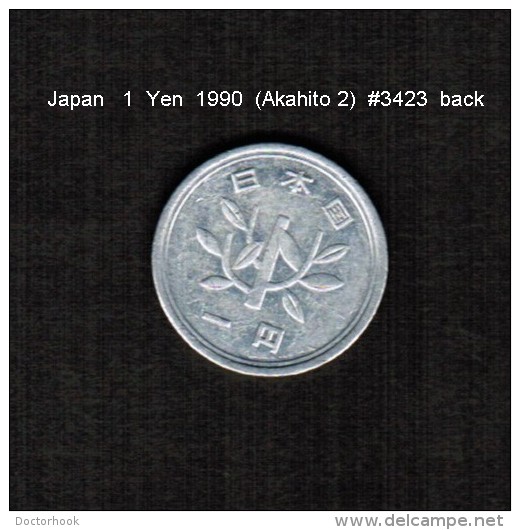 JAPAN    1  YEN   1990  (AKIHITO 2---HEISEI PERIOD)  (Y # 95.2) - Japan