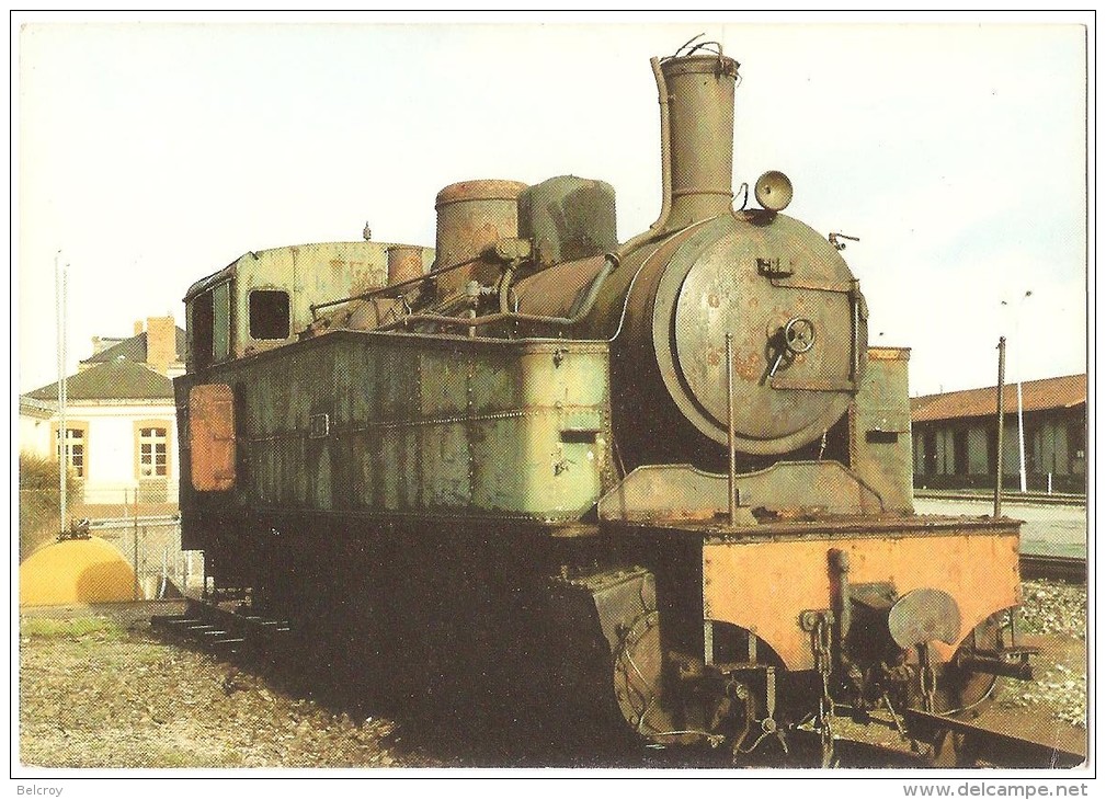 Dépt 29 - CARHAIX-PLOUGUER - Locomotive De 1913 (avant Restauration) 030 030 MALLET Réseau Breton - (train) - Carhaix-Plouguer