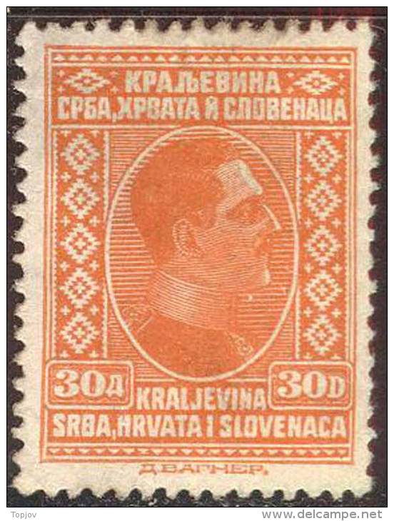 YUGOSLAVIA - JUGOSLAVIA - King  ALEXANDAR  - 30 Din - **MNH - 1927 - Neufs