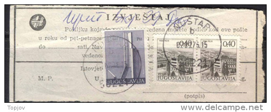 YUGOSLAVIA - JUGOSLAVIA - CROATIA  - PAKET KARTA - NUŠTAR - 1976 - Ongebruikt