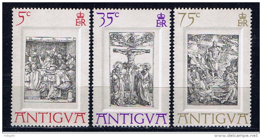 Antigua+ 1971 Mi 260-62 Mnh Dürer: Ostern - 1960-1981 Autonomía Interna