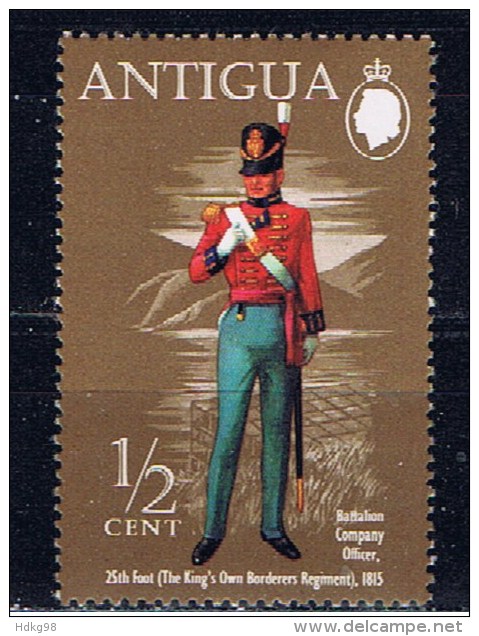 Antigua+ 1972 Mi 272 Mnh Grenzregiment - 1960-1981 Autonomie Interne