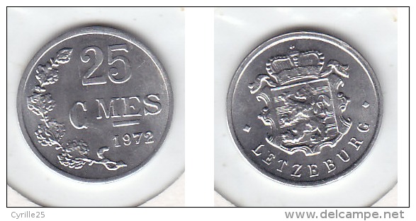 25 Centimes Alu 1972 - Luxembourg