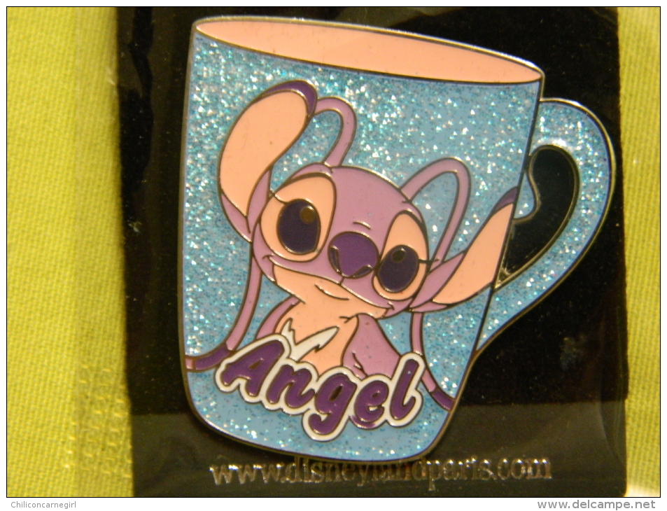 Pin´s Mug ANGEL Série LILO Et STICH - Paillettes - Neuf - Pin Trading - PIN ANGEL MUG - OE - DISNEY - Disney