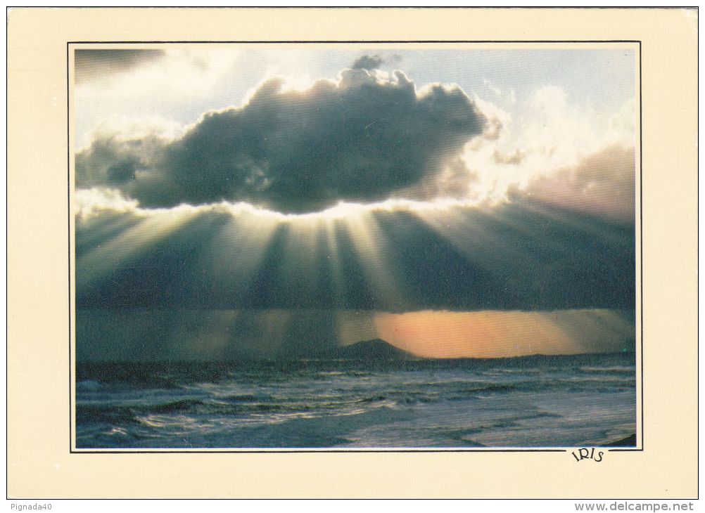 Cp , CONTRE La LUMIÈRE , Reflets Du Bord De Mer - Contre La Lumière