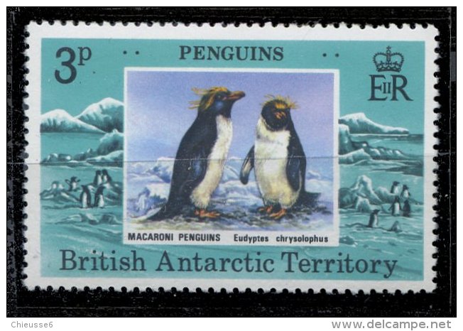 Antarctique Britannique **  N° 78 - Manchots . - Neufs
