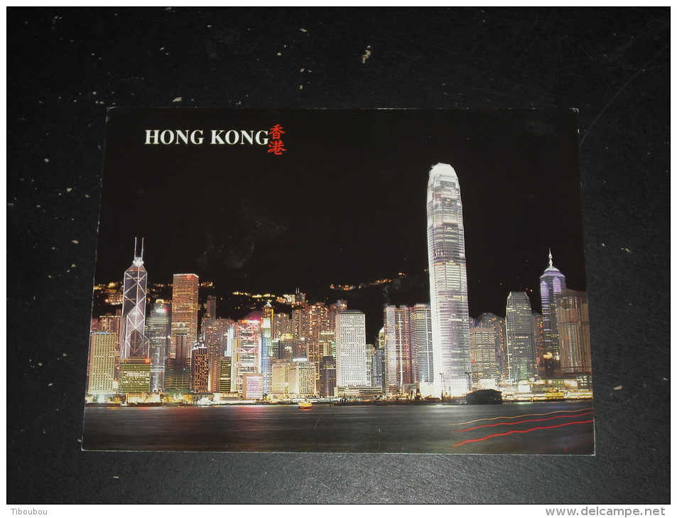 LETTRE HONG KONG AVEC YT 1311 - OISEAU BULBUL ORPHEE - CPM GRATTE CIEL - - Covers & Documents