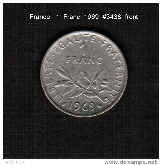 FRANCE    1  FRANC   1969  (KM # 925.1) - Other & Unclassified