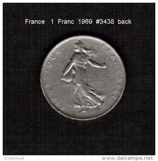 FRANCE    1  FRANC   1969  (KM # 925.1) - Other & Unclassified