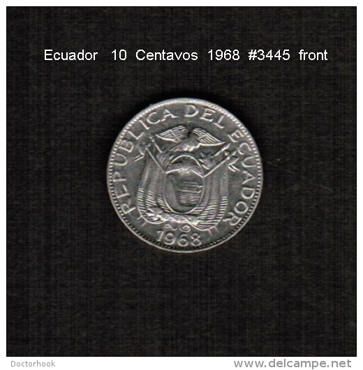 ECUADOR    10  CENTAVOS   1968  (KM # 76c) - Ecuador