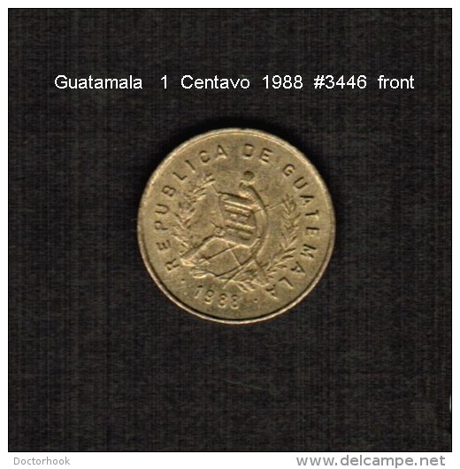 GUATAMALA    1  CENTAVO   1988  (KM # 275.2) - Guatemala