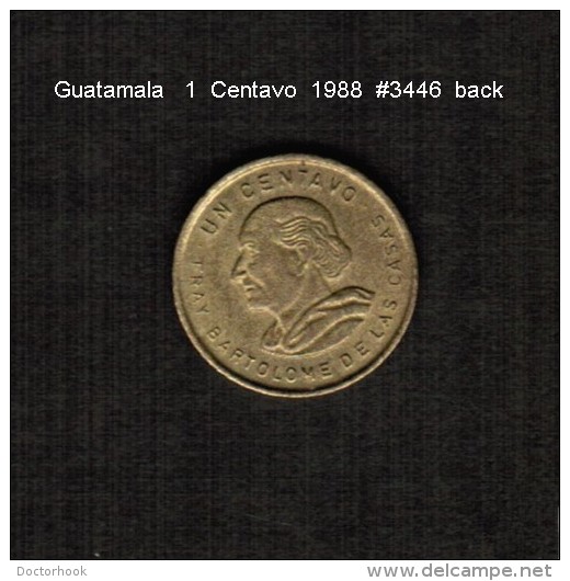GUATAMALA    1  CENTAVO   1988  (KM # 275.2) - Guatemala
